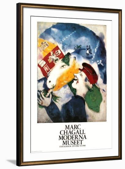 La Vie Paysanne-Marc Chagall-Framed Collectable Print