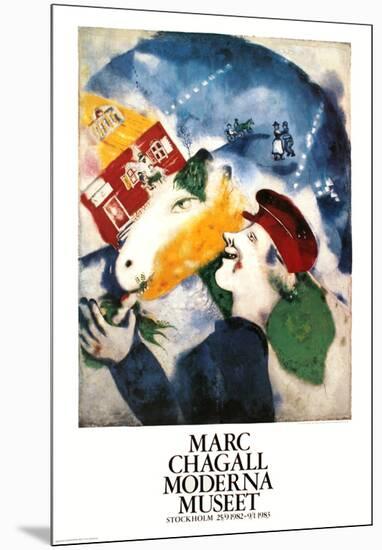 La Vie Paysanne-Marc Chagall-Mounted Collectable Print