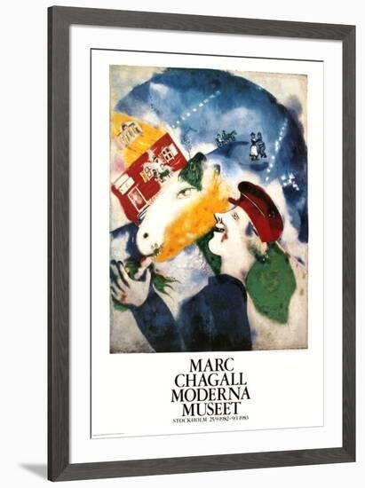 La Vie Paysanne-Marc Chagall-Framed Collectable Print