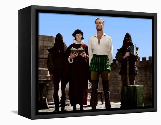 La Vie privee d'Elizabeth d'Angleterre THE PRIVATE LIVES OF ELIZABETH AND ESSEX by MichaelCurtiz wi-null-Framed Stretched Canvas