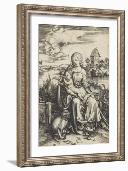 La Vierge à l'Enfant au macaque-Albrecht Dürer-Framed Giclee Print