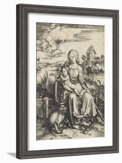 La Vierge à l'Enfant au macaque-Albrecht Dürer-Framed Giclee Print