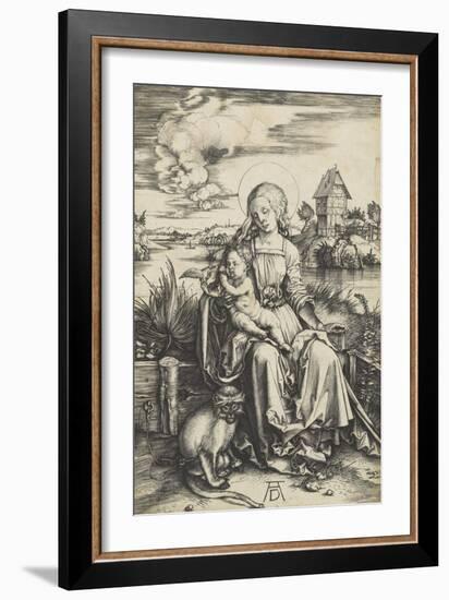 La Vierge à l'Enfant au macaque-Albrecht Dürer-Framed Giclee Print