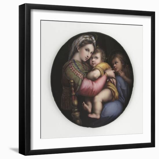 La Vierge à la chaise-Raffaello Sanzio-Framed Giclee Print