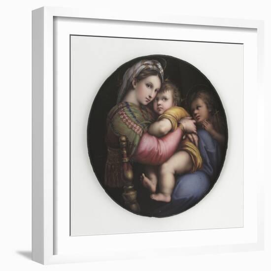 La Vierge à la chaise-Raffaello Sanzio-Framed Giclee Print