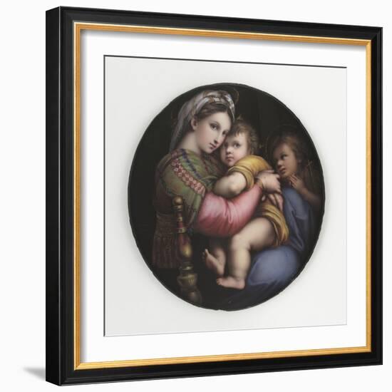 La Vierge à la chaise-Raffaello Sanzio-Framed Giclee Print