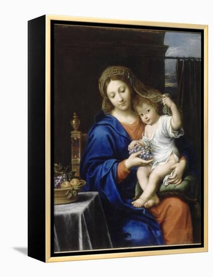 La Vierge à la grappe-Pierre Mignard-Framed Premier Image Canvas