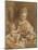La Vierge assise tenant l'Enfant Jésus nu et un livre ouvert-Federico Barocci-Mounted Giclee Print
