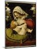 La Vierge au coussin vert-Andrea Solario-Mounted Giclee Print