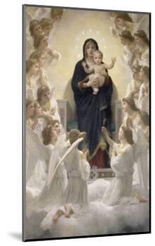 La Vierge aux anges-William Adolphe Bouguereau-Mounted Giclee Print