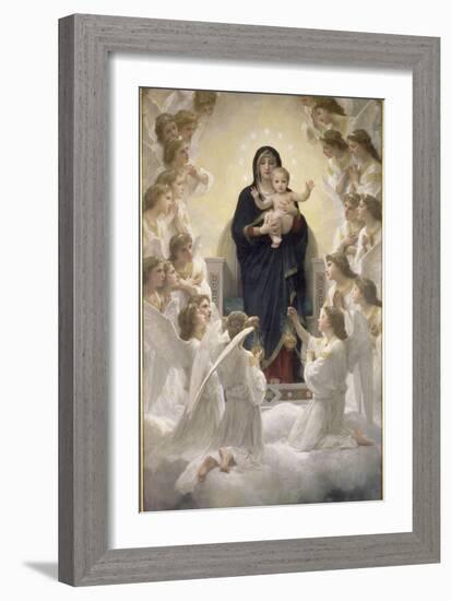 La Vierge aux anges-William Adolphe Bouguereau-Framed Giclee Print