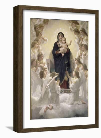 La Vierge aux anges-William Adolphe Bouguereau-Framed Giclee Print