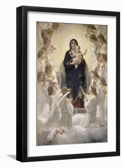 La Vierge aux anges-William Adolphe Bouguereau-Framed Giclee Print