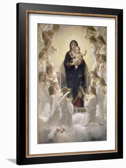 La Vierge aux anges-William Adolphe Bouguereau-Framed Giclee Print