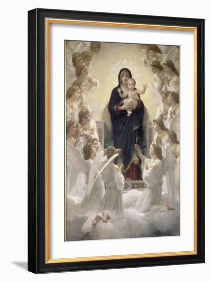 La Vierge aux anges-William Adolphe Bouguereau-Framed Giclee Print