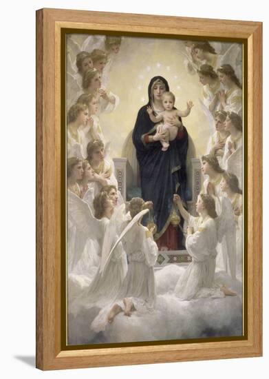 La Vierge aux anges-William Adolphe Bouguereau-Framed Premier Image Canvas