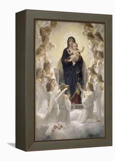 La Vierge aux anges-William Adolphe Bouguereau-Framed Premier Image Canvas