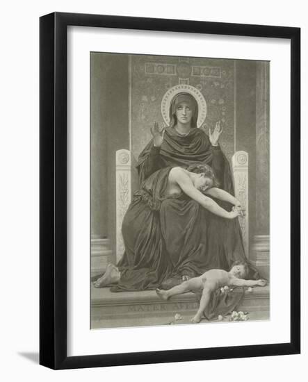 La Vierge Consolatrice-William Adolphe Bouguereau-Framed Giclee Print