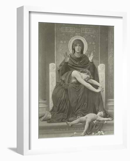 La Vierge Consolatrice-William Adolphe Bouguereau-Framed Giclee Print