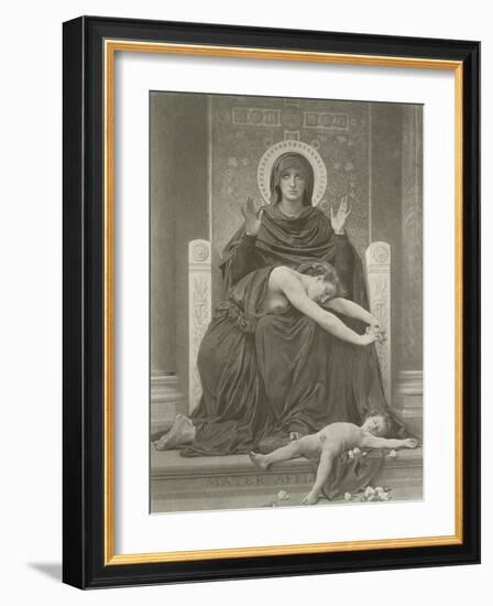 La Vierge Consolatrice-William Adolphe Bouguereau-Framed Giclee Print