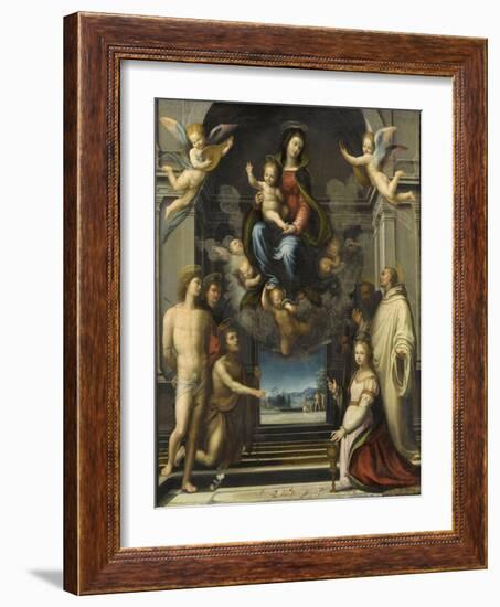 La Vierge de Ferry Carondelet-Fra Bartolommeo-Framed Giclee Print