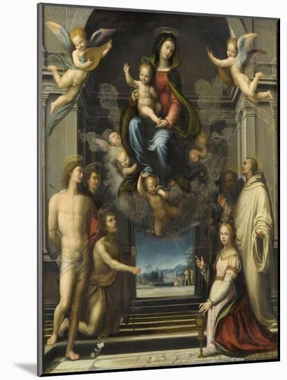 La Vierge de Ferry Carondelet-Fra Bartolommeo-Mounted Giclee Print