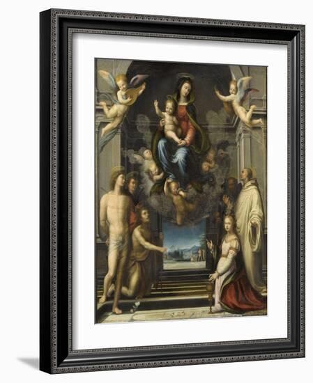 La Vierge de Ferry Carondelet-Fra Bartolommeo-Framed Giclee Print
