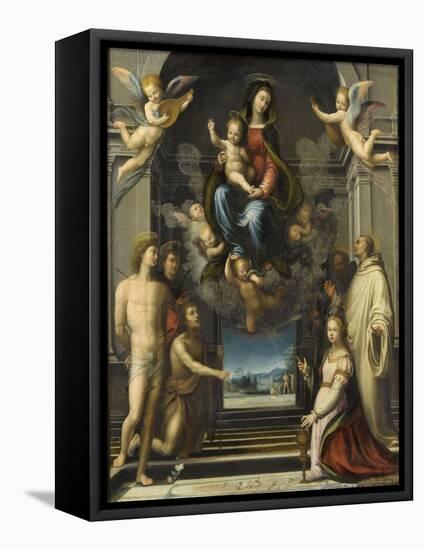 La Vierge de Ferry Carondelet-Fra Bartolommeo-Framed Premier Image Canvas