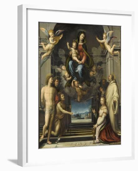 La Vierge de Ferry Carondelet-Fra Bartolommeo-Framed Giclee Print