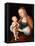 La Vierge Et L'enfant Avec Une Grappe De Raisin - the Virgin and Child with a Bunch of Grapes, by C-Lucas the Elder Cranach-Framed Premier Image Canvas