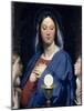 La Vierge ?'Hostie-Jean-Auguste-Dominique Ingres-Mounted Giclee Print
