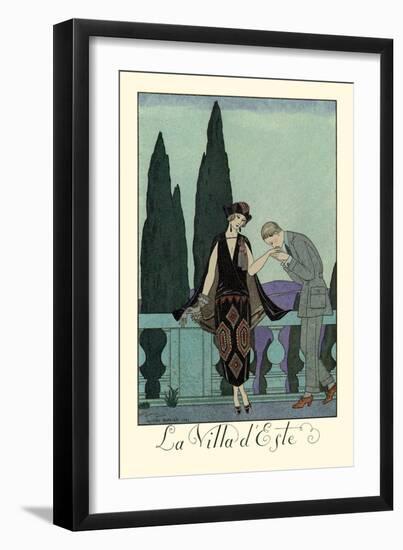 La Villa d'Este-Georges Barbier-Framed Art Print