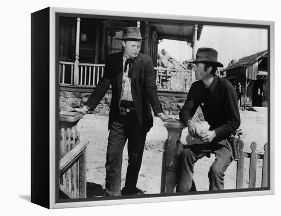 La Ville Abandonnee YELLOW SKY by William Wellman with Richard Widmark and Gregory Peck, 1948 (b/w -null-Framed Stretched Canvas