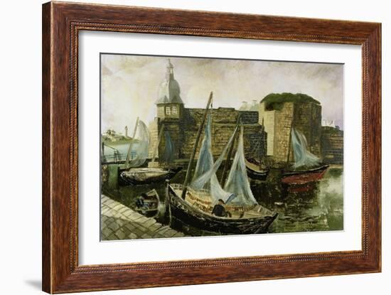 La Ville-Close, Concarneau, Brittany, 1930-Christopher Wood-Framed Giclee Print