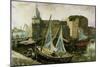 La Ville-Close, Concarneau, Brittany, 1930-Christopher Wood-Mounted Giclee Print