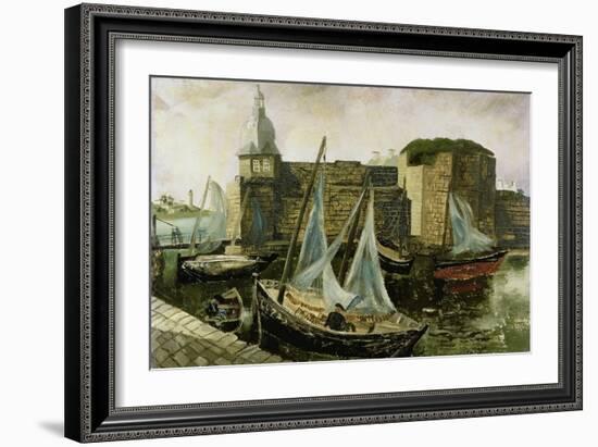 La Ville-Close, Concarneau, Brittany, 1930-Christopher Wood-Framed Giclee Print