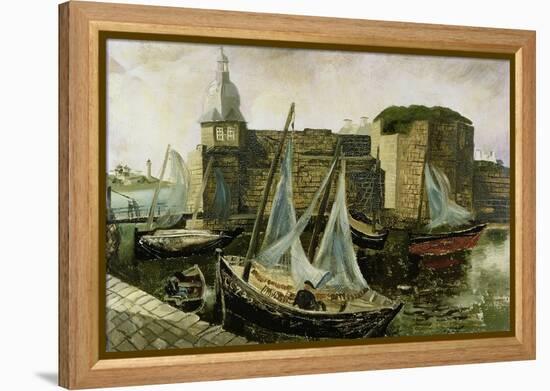 La Ville-Close, Concarneau, Brittany, 1930-Christopher Wood-Framed Premier Image Canvas