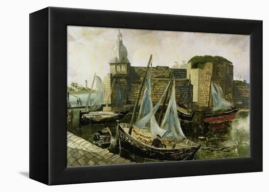 La Ville-Close, Concarneau, Brittany, 1930-Christopher Wood-Framed Premier Image Canvas