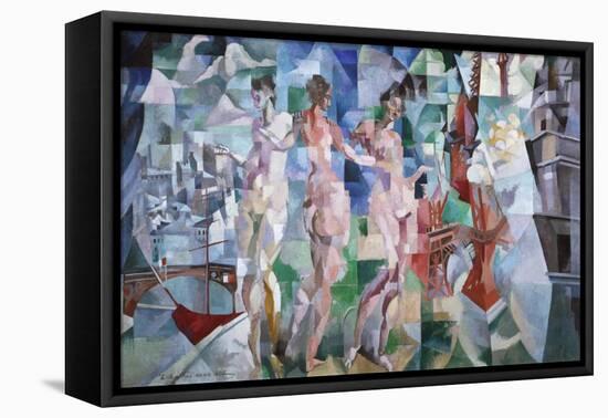 La ville de Paris-Robert Delaunay-Framed Premier Image Canvas