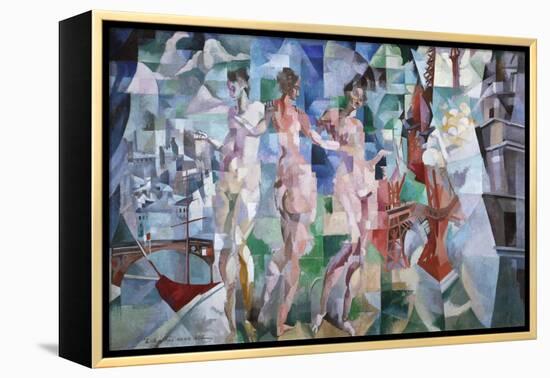 La ville de Paris-Robert Delaunay-Framed Premier Image Canvas