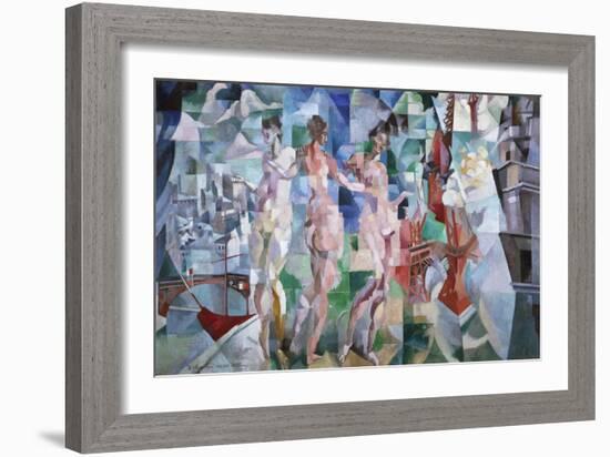 La ville de Paris-Robert Delaunay-Framed Giclee Print