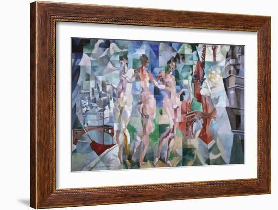 La ville de Paris-Robert Delaunay-Framed Giclee Print