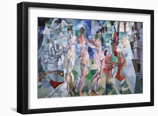 La ville de Paris-Robert Delaunay-Framed Giclee Print