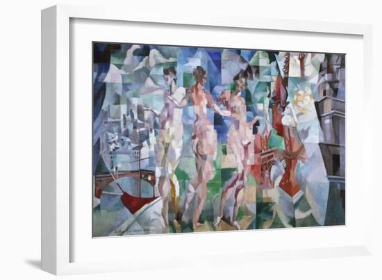 La ville de Paris-Robert Delaunay-Framed Giclee Print