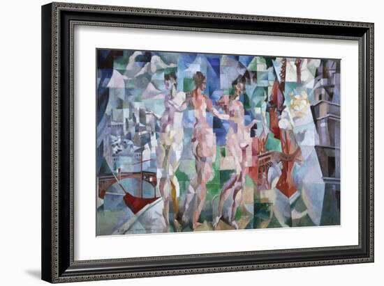 La ville de Paris-Robert Delaunay-Framed Giclee Print