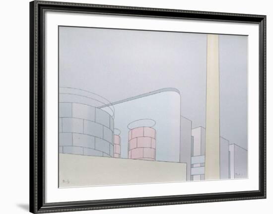 La Villette I-Alberto Bali-Framed Serigraph