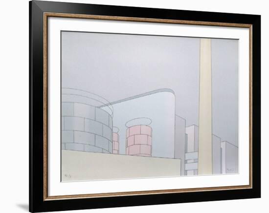 La Villette I-Alberto Bali-Framed Serigraph