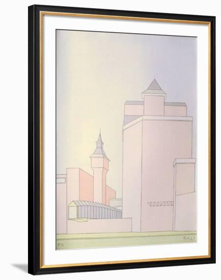 La Villette II-Alberto Bali-Framed Serigraph