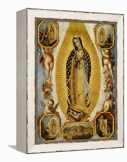 La Virgen de Guadalupe, 18th Century, Mexican School-null-Framed Premier Image Canvas