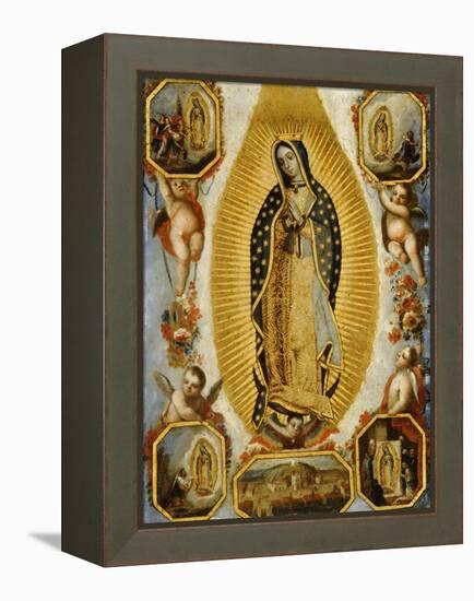 La Virgen de Guadalupe, 18th Century, Mexican School-null-Framed Premier Image Canvas